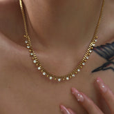 Royal Rhinestone Core Necklace