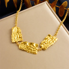 Gold-struck Statement Necklace