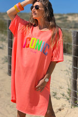Orange ICONIC CLUB Varsity Dress