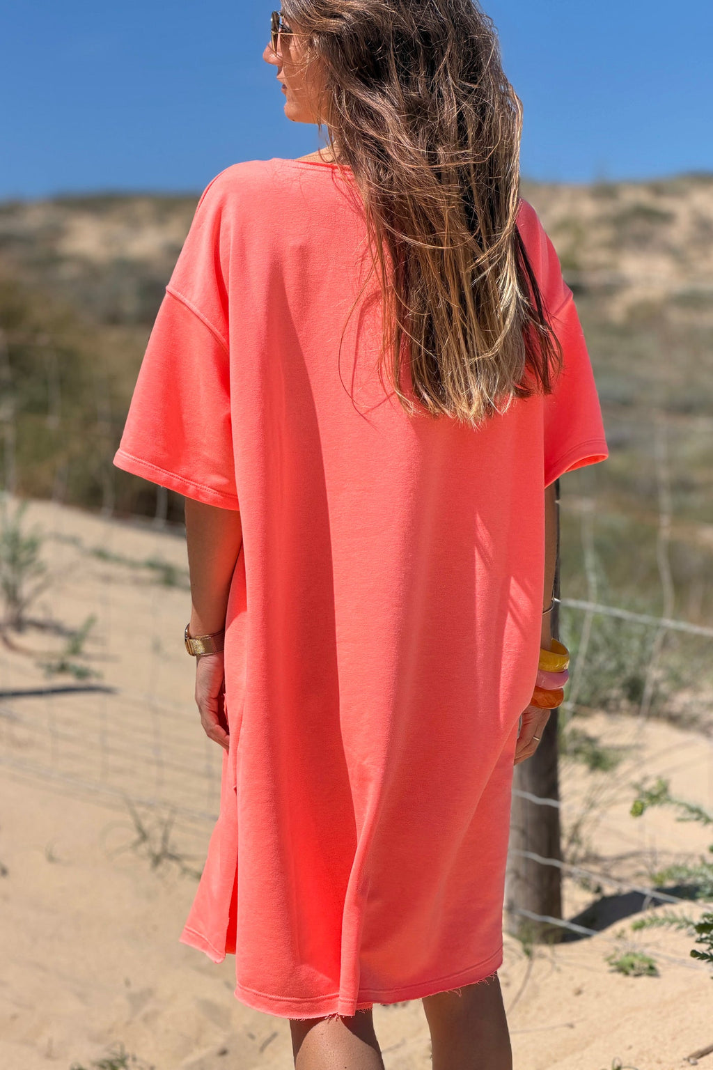 Orange ICONIC CLUB Varsity Dress